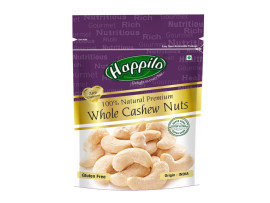 Happilo 100% Natural Premium Whole Cashews, 200g